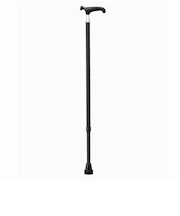 ケイ・ホスピア　オッセンベルグ社製　リハビリ用T字杖　スリムネックタイプ　OSS-3　ブラック