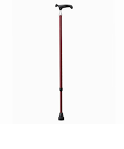 ケイ・ホスピア　オッセンベルグ社製　リハビリ用T字杖　スリムネックタイプ　OSS-1　レッド