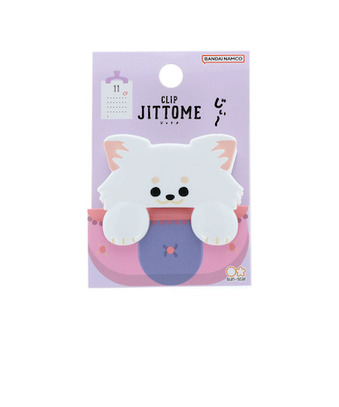 サンスター文具　ダイカットクリップ　ジットメ（JITTOME）　S3627128　チワワ/ホワイト