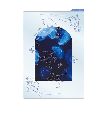 リュリュ（RYU-RYU）　下じき　A5　SSJ2604　クラゲ