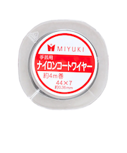 ミユキ（MIYUKI）　ナイロンコートワイヤー　44×7　K2324　約4m巻