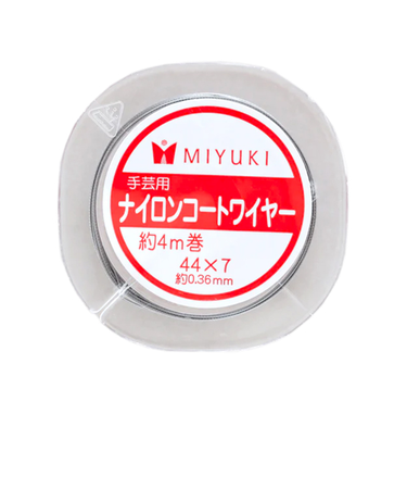 ミユキ（MIYUKI）　ナイロンコートワイヤー　44×7　K2324　約4m巻