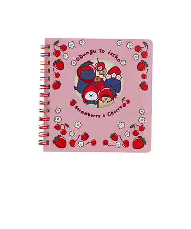 サンスター文具　窓付きスクエアリングノート　お文具といっしょ　集合