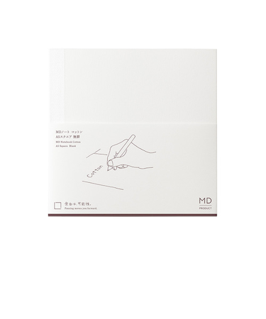 エムディプロダクト（MD　PRODUCT）　MDノート　コットン　A5スクエア　15391006　無罫