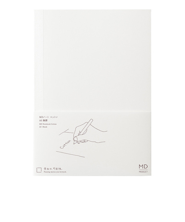 エムディプロダクト（MD　PRODUCT）　MDノート　コットン　A5　15392006　無罫A