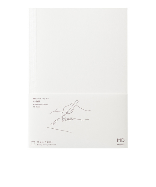 エムディプロダクト（MD　PRODUCT）　MDノート　コットン　A5　15392006　無罫A