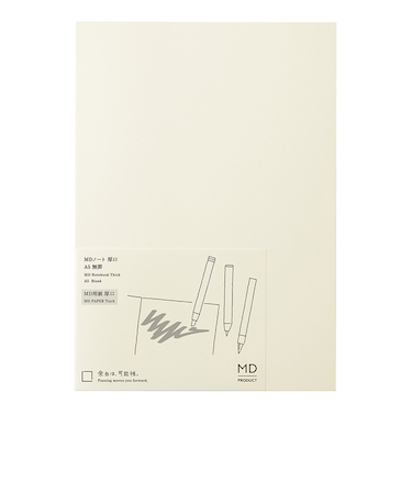 エムディプロダクト（MD　PRODUCT）　MDノート　A5　15394006　厚口/無罫A