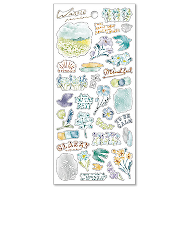 マインドウェイブ　ウォーブルステッカー　81632　ブルー