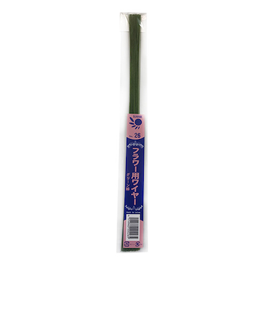 東京堂　小分1／5ワイヤー地巻小束緑26　AW626－24　50本
