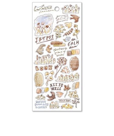 マインドウェイブ　ウォーブルステッカー　81633　ブラウン