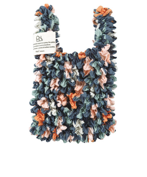 ダブリュピーシー（Wpc.）　しぼりバッグ　ブルーミングチューリップグレー