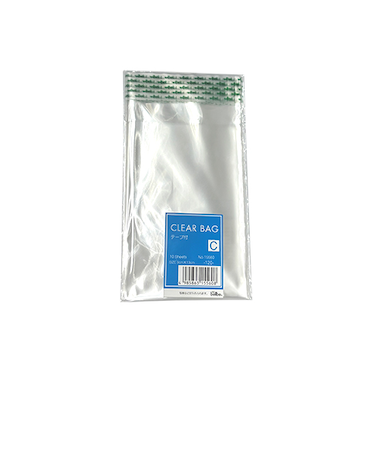 ベルベ（bellbe）　クリアバッグ　テープ付　C　No.15560　10枚入り