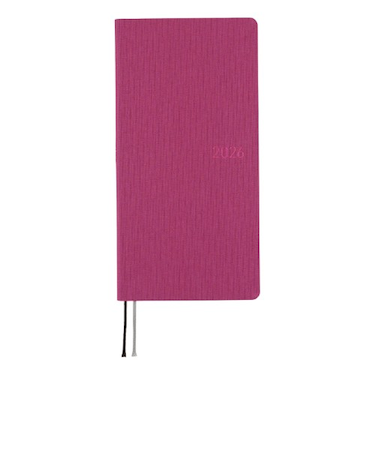 【2026年4月始まり】　ほぼ日　weeks　カラーズ　B6スリム　ウィークリーレフト　ピアニーパープル　月曜始まり