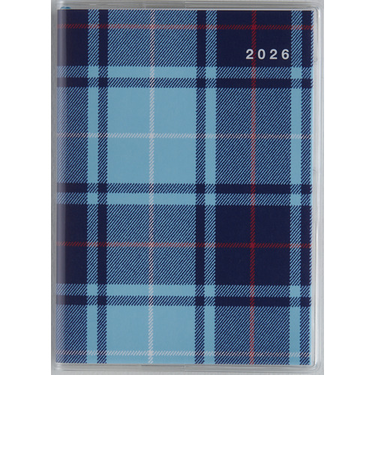 【2026年3月始まり】　高橋書店　プチクレール2　B7　マンスリーブロック　672　チェック　日曜始まり