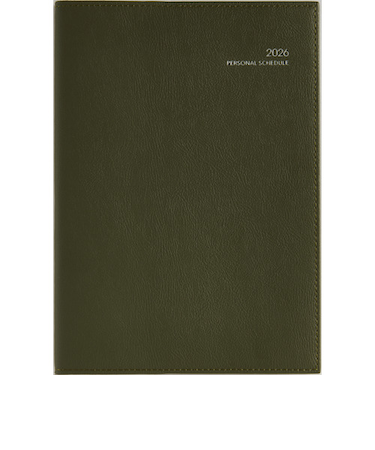 【2026年3月始まり】　高橋書店　ディアクレールラプロ3　A5　マンスリーブロック　628　グリーン　日曜始まり