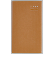 【2026年3月始まり】　高橋書店　リベルインデックス8　その他　マンスリーブロック　668　タンジェリン・オレンジ　月曜始まり