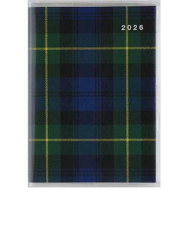 【2026年3月始まり】　高橋書店　プチクレール1　B7　マンスリーブロック　671　チェック　日曜始まり