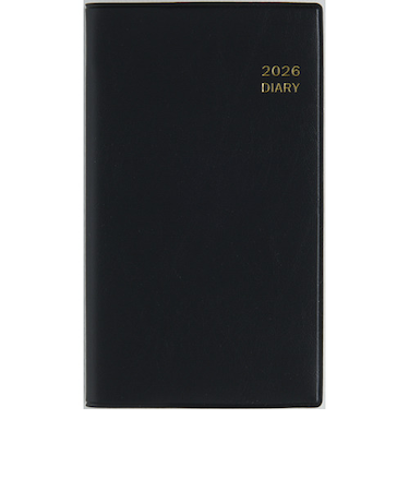 【2026年3月始まり】　高橋書店　ニューダイアリーミニ1　その他　ウィークリーレフト　833　黒　月曜始まり