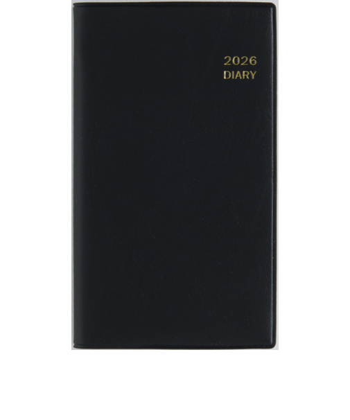 【2026年3月始まり】　高橋書店　ニューダイアリーミニ1　その他　ウィークリーレフト　833　黒　月曜始まり