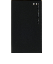 【2026年3月始まり】　高橋書店　リベルデュオ1　その他　マンスリーブロック　791　ミッドナイト・ブラック　日曜始まり