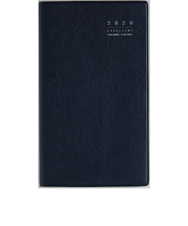 【2026年3月始まり】　高橋書店　リベルインデックス6　その他　マンスリーブロック　666　ブルーオンノアール　月曜始まり