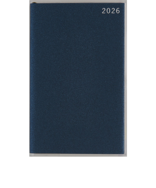 【2026年3月始まり】　高橋書店　T'beauインデックス4　その他　ウィークリーレフト　654　紺　月曜始まり