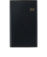 【2026年3月始まり】　高橋書店　ニューダイアリーアルファ4　その他　ウィークリーホリゾンタル　816　黒　月曜始まり