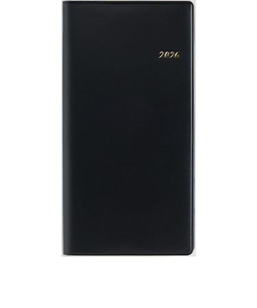 【2026年3月始まり】　高橋書店　ニューダイアリー　その他　ウィークリーレフト　804　黒　月曜始まり