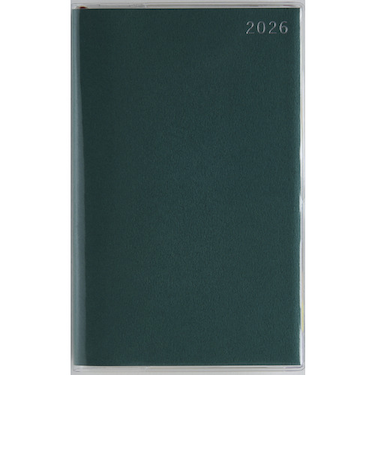 【2026年3月始まり】　高橋書店　T’beauインデックス3　その他　ウィークリーホリゾンタル　653　グリーン　日曜始まり