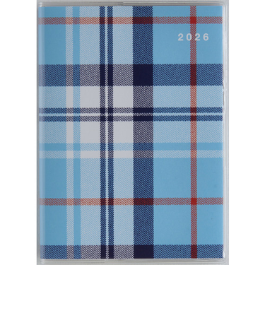 【2026年3月始まり】　高橋書店　メルクレール3　A6　マンスリーブロック　693　チェック　日曜始まり