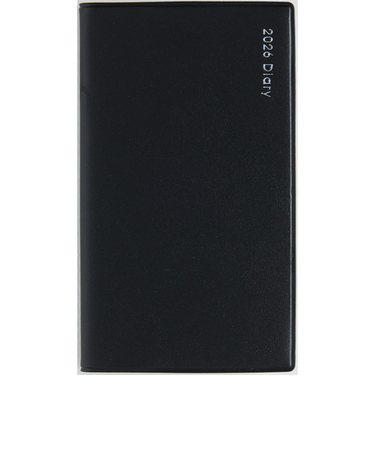 【2026年3月始まり】　高橋書店　ニューダイアリーミニ2　その他　ウィークリーレフト　831　黒　月曜始まり