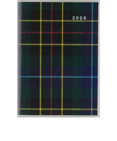 【2026年3月始まり】　高橋書店　クレールインデックス4　B6　マンスリーブロック　689　チェック　月曜始まり