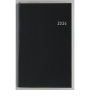 【2026年3月始まり】　高橋書店　ビジネス手帳＜小型版＞6　その他　ウィークリーホリゾンタル　843　黒　月曜始まり