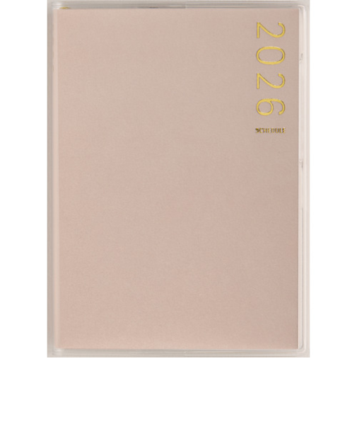 【2026年3月始まり】　高橋書店　T'pure3　B7　ウィークリーホリゾンタル　761　ピンク　月曜始まり