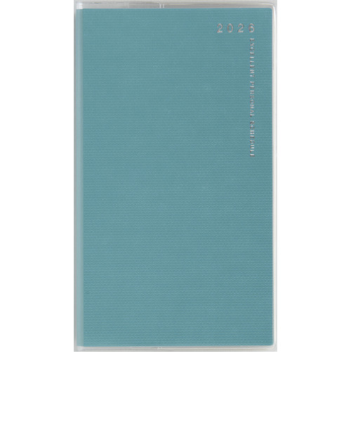 【2026年3月始まり】　高橋書店　リベルデュオ7　その他　マンスリーブロック　797　フォギーライトブルー　日曜始まり