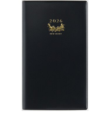 【2026年3月始まり】　高橋書店　ニューダイアリーアルファ1　その他　ウィークリーレフト　814　黒　月曜始まり