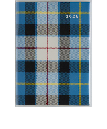 【2026年3月始まり】　高橋書店　クレールインデックス2　B6　マンスリーブロック　687　チェック　日曜始まり
