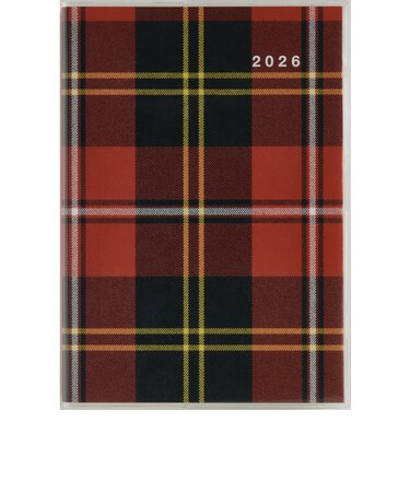 【2026年3月始まり】　高橋書店　クレールインデックス1　B6　マンスリーブロック　686　チェック　日曜始まり