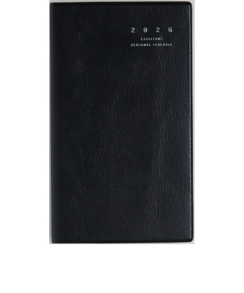 【2026年3月始まり】　高橋書店　リベルインデックス1　その他　マンスリーブロック　661　クラッシーブラック　日曜始まり