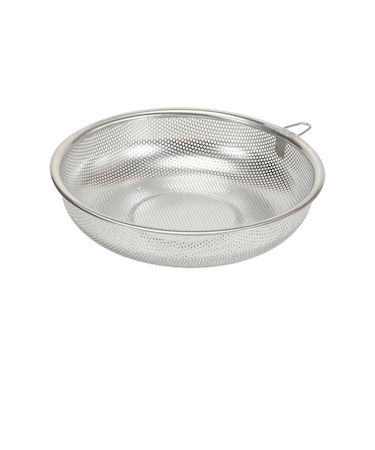 【お買い得】　パール金属　アットアクア　ステンレス製浅型パンチングザル　21cm　HB－4116