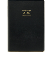 【2026年3月始まり】 高橋書店 デスクダイアリー A5 ウィークリーレフト 912 黒 月曜始まり