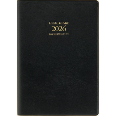 【2026年3月始まり】　高橋書店　デスクダイアリー　A5　ウィークリーレフト　912　黒　月曜始まり