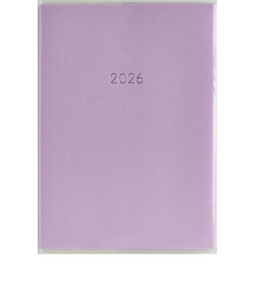 【2026年3月始まり】　高橋書店　ミアクレールグラン4　A5　マンスリーブロック　948　パープル　月曜始まり