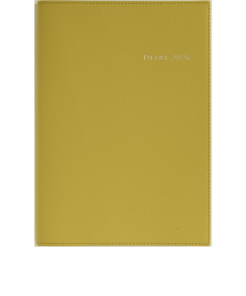 【2026年3月始まり】　高橋書店　デスクダイアリーカジュアル8　A5　ウィークリーブロック　968　マスタード　月曜始まり