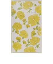 【2026年2月始まり】　高橋書店　ラフィーネスリム2　その他　マンスリーブロック　896　花柄　日曜始まり