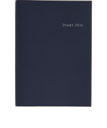 【2026年3月始まり】　高橋書店　デスクダイアリーカジュアル3　A5　ウィークリーバーチカル　963　ブルー　月曜始まり