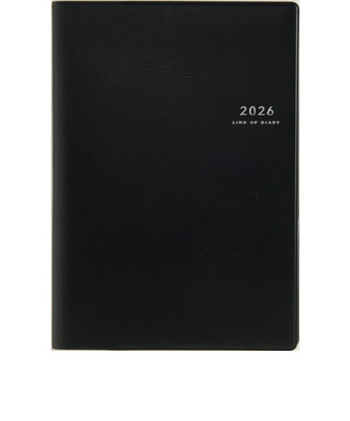 【2026年3月始まり】　高橋書店　デスクダイアリー　A5　ウィークリーリンクアップ　911　黒　月曜始まり