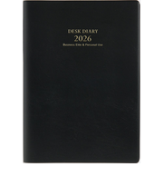 【2026年3月始まり】　高橋書店　デスクダイアリー　B5　ウィークリーレフト　931　黒　月曜始まり
