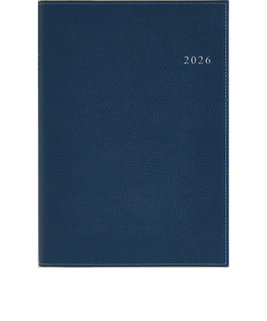 【2026年3月始まり】　高橋書店　デスクダイアリー　A5　ウィークリーレフト　915　紺　月曜始まり