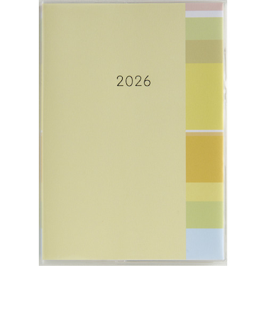 【2026年3月始まり】　高橋書店　ミアクレールグラン3　A5　マンスリーブロック　947　イエロー　日曜始まり